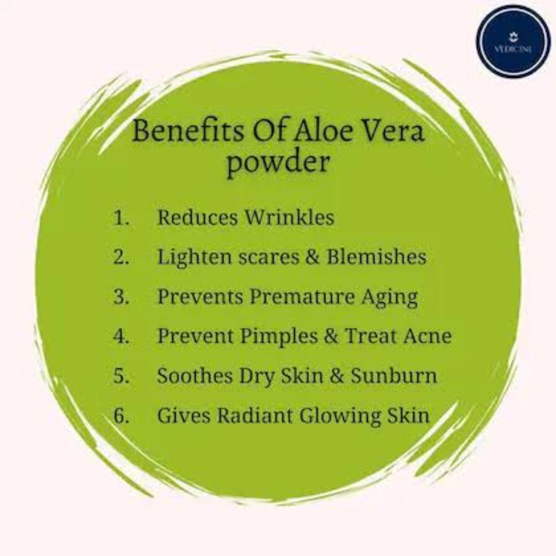 ALOE VERA POWDER (TREATS STOMACH ULCERS,REGULATES BLOOD SUGARS,FIGHTS STDS,TREATS INFECTIONS