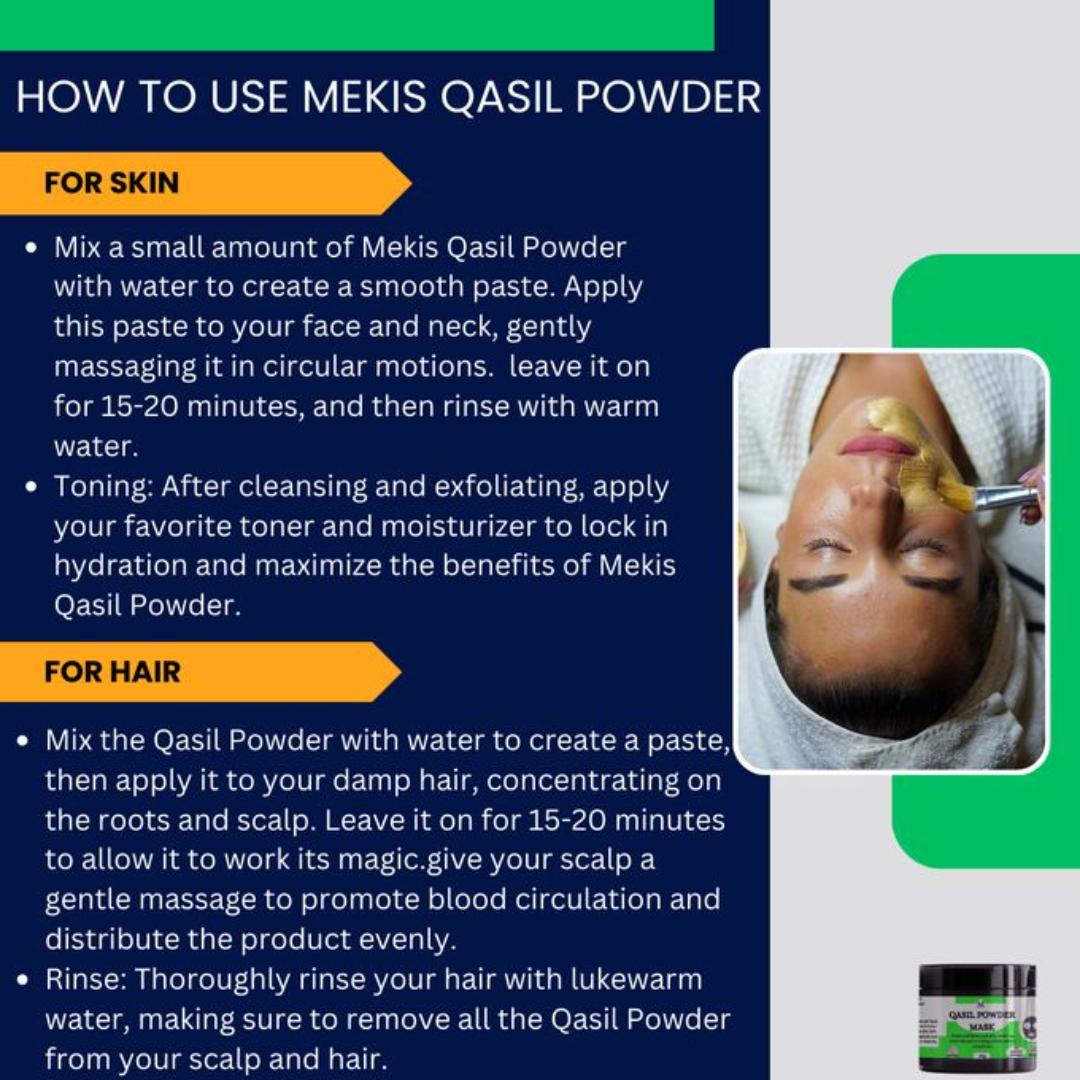 SOMALI QASIL POWDER (TREATS ACNE+EXFOLIATING SKIN+FADES DARK SPOTS