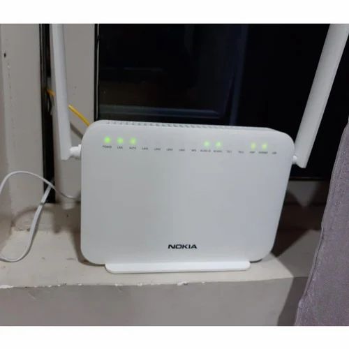 Nokia ONT router( receives fiber to optic internet, cat be used as a hotspot,acts as both modem and a router