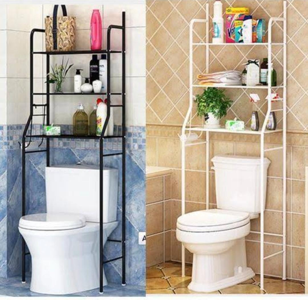 *💫Back in stock 🔥🔥🔥🔥❗❗❗**Heavy gauge 153x45x25cm metallic 3 layer over the toilet Rack. Rust proof stainless steel and eco-friendlyTelescopic design and two using ranges can meet more size requ