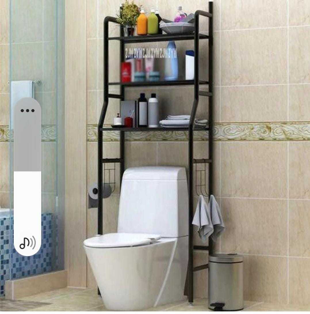 *💫Back in stock 🔥🔥🔥🔥❗❗❗**Heavy gauge 153x45x25cm metallic 3 layer over the toilet Rack. Rust proof stainless steel and eco-friendlyTelescopic design and two using ranges can meet more size requ
