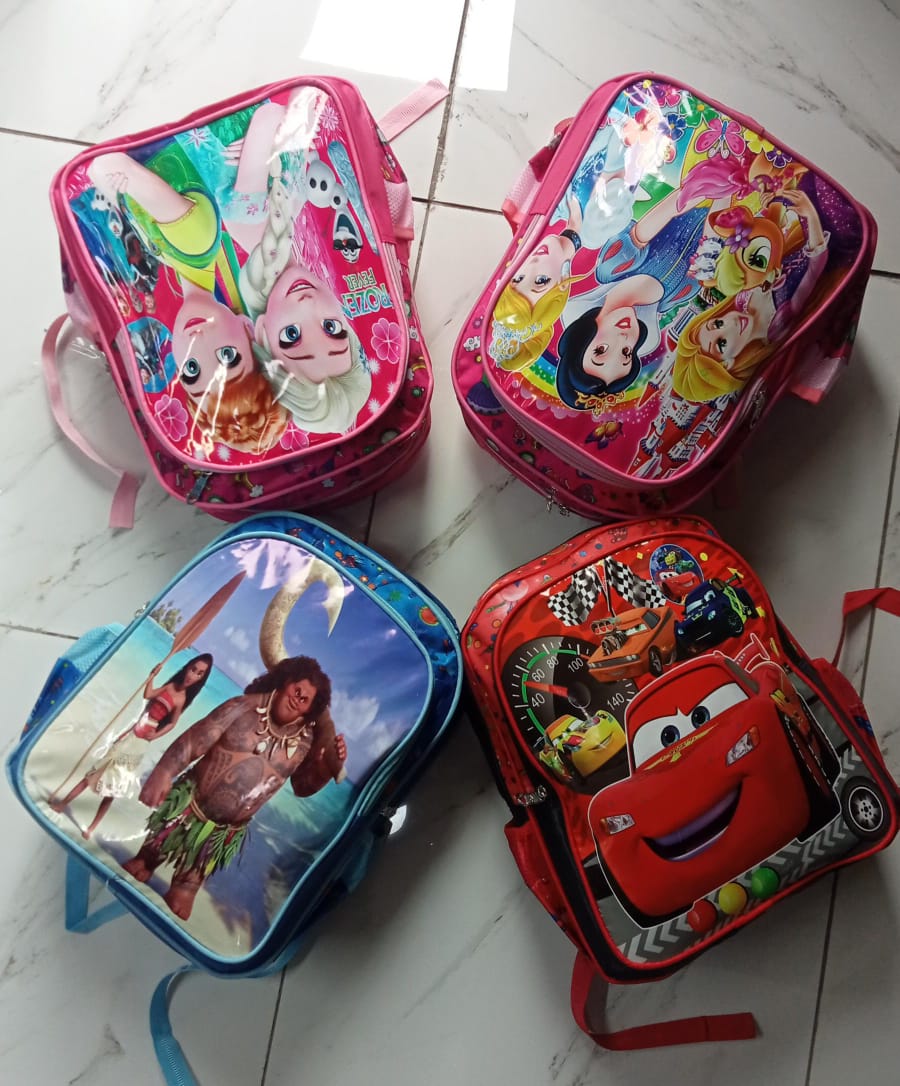 LUXURY Cartoon themed kids back pack, Primary School Bag, Ideal for PP1-Grade 2, Boys & Girls Backpack/school bag Kindergarten kids school Bag