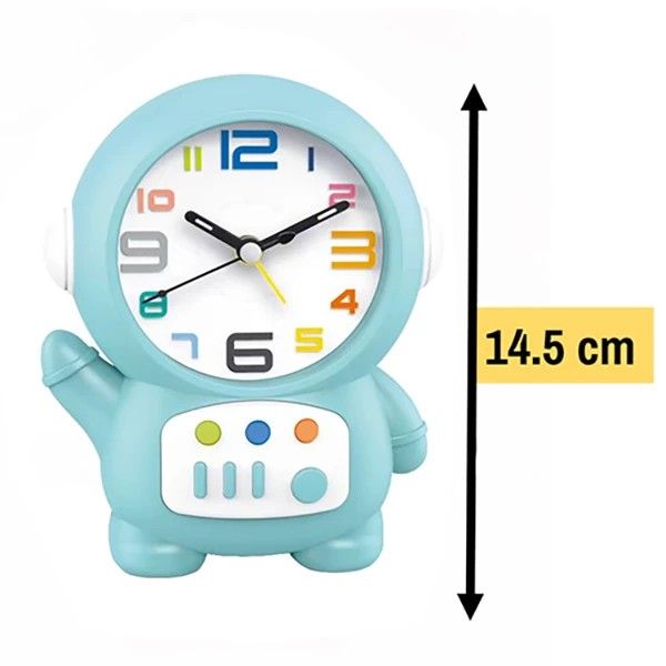 Creative Astronaut Student Bedside Alarm Clock, Personalized Craft alarm Clock, Kids alarm clock, back to school kids alarm clock, Living Room Bedroom Study Room Decoration