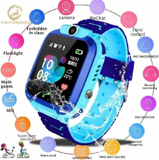 Q12 Children's Smart Watch,  Phone Watch Smartwatch For Sport Travel Kids Gift For IOS Android Electronic smart watch