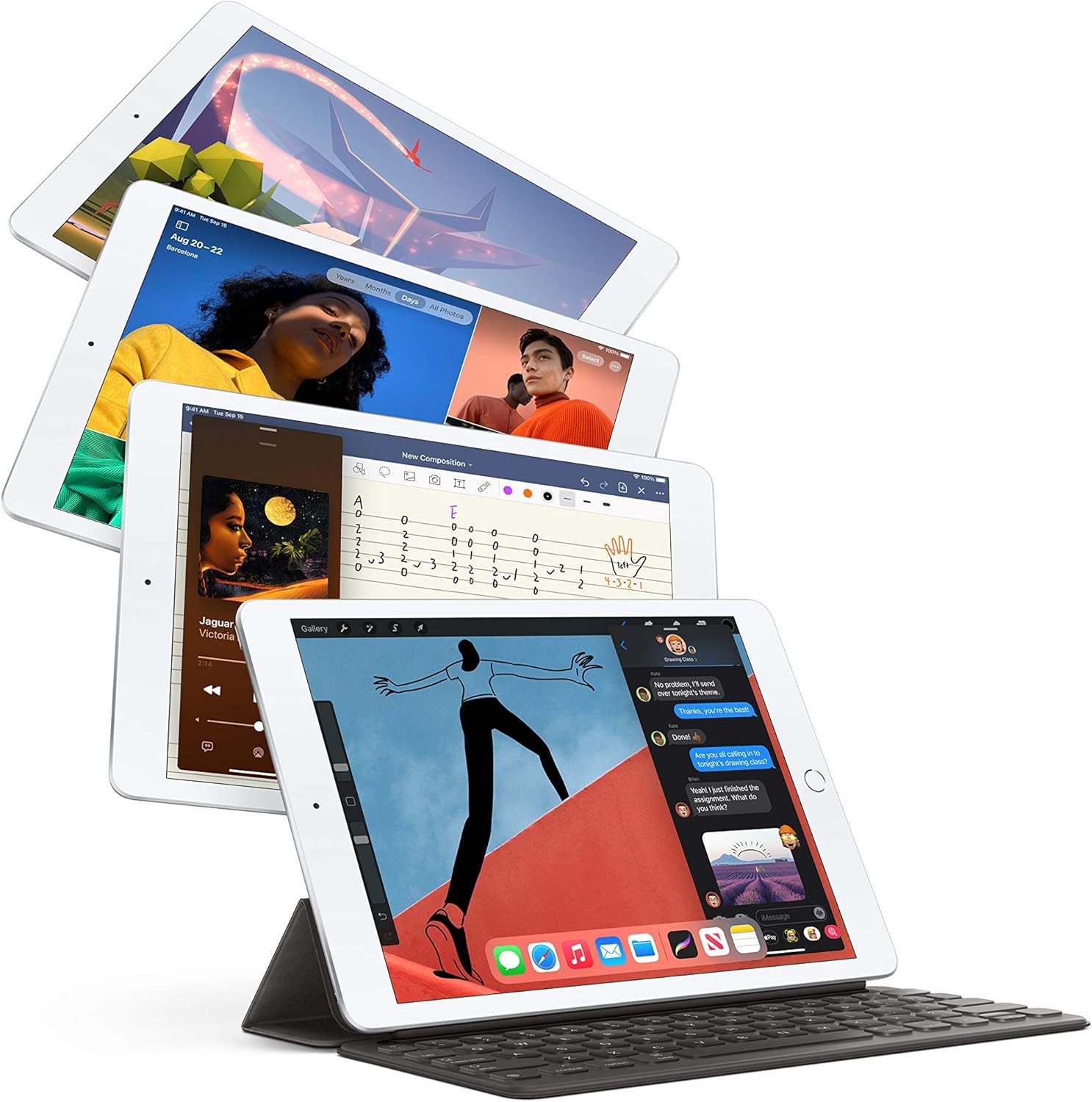 Apple iPad 7th Generation | Model No.A2197 | 10.2 inch Retina Display | A10 Fusion Chip | Touch ID | Wi-Fi | Long Battery Life