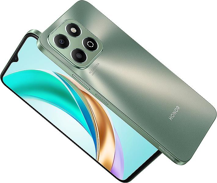 BRAND NEW HONOR X6b 6.56-inch HD+ display with 780nits of maximum brightness, 50MP + 2MP dual rear cameras, and a 5MP selfie camera.Phone,128GB 6GB RAM - Smartphone