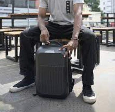 Men’s Hard Shell Anti-Theft Laptop Backpack – Waterproof Travel & Business Bag