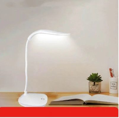Eye Care Touch LED Reading Lamp – USB Rechargeable Desk Light for Students & Offices