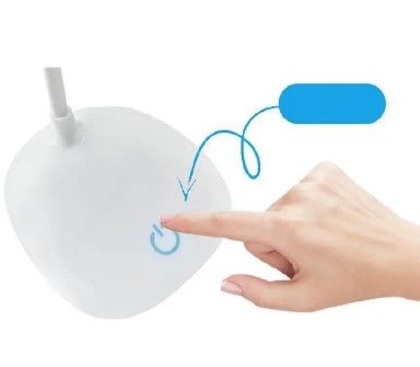 Eye Care Touch LED Reading Lamp – USB Rechargeable Desk Light for Students & Offices