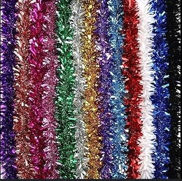 Six thick tinsel graduation Garland for university , college, Secondary, Primary, Kindergaten and Nursery –  Thick Festive Decoration for Christmas, Graduations, Parties & Celebrations (Multicolor)