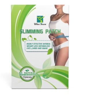 WinsTown Slimming Patch  – Natural Weight Loss Aid with Fat Burning & Detox Benefits Wonder Patch Belly Slimming(10 Patches)