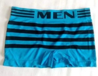 Pack of 4 Boxer Briefs (Teenagers / Kids) – Comfortable Soft Stretch Underwear with "MEN" Branding – Breathable & Flexible Fit