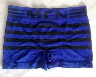 Pack of 4 Boxer Briefs (Teenagers / Kids) – Comfortable Soft Stretch Underwear with "MEN" Branding – Breathable & Flexible Fit