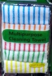 Striped Cleaning Table Cloths (Set of 5) – Multi-Purpose Kitchen & Home Cleaning Towels. TableCloths TableTowel Table Towel