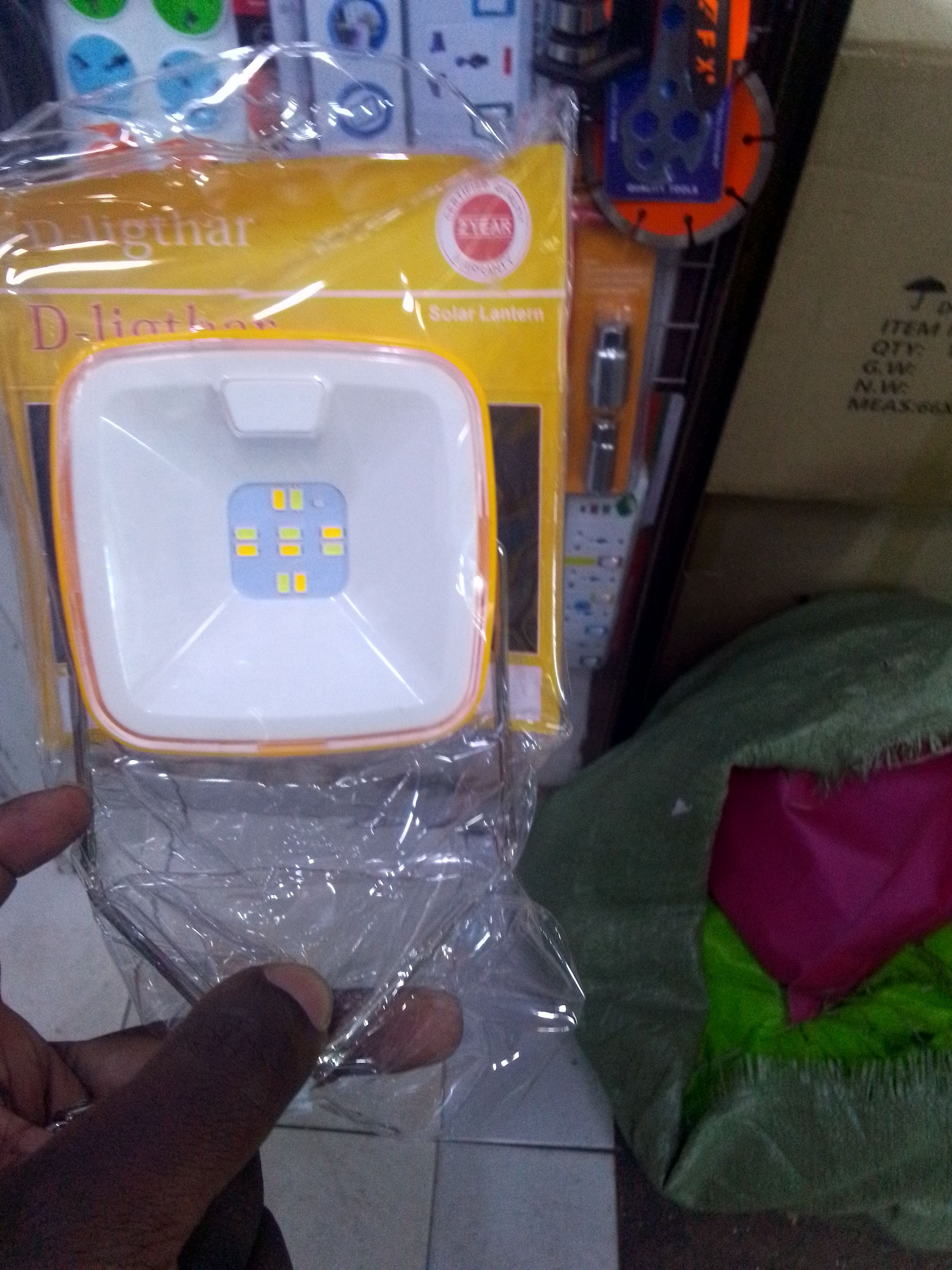 D.Light Solar Lamp – Portable, Bright & Reliable Solar Light for Home and Outdoor Use.  Desk Lamp Table Lamp Reading Lamp