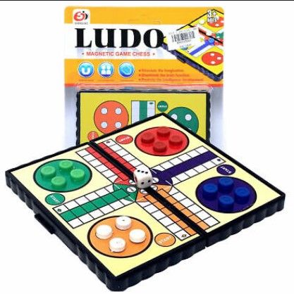 Offer! Magnetic Ludo Board Game – Portable Travel Family Game Set  perfect for travel, home, or parties. Kids Game