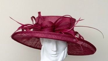 Elegant Women’s Rose Black Hat – Wide Brim Dress Hat with Mesh Flower Design for Formal & Church Wear Wedding Party