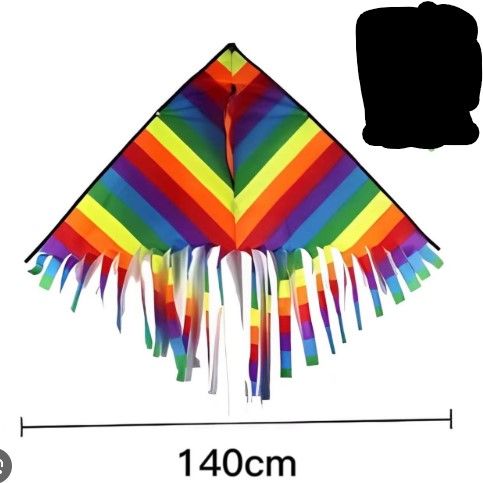 Kids Kites New Long Tail Rainbow Kite Outdoor Kites Flying Toys Kite For Children Kids