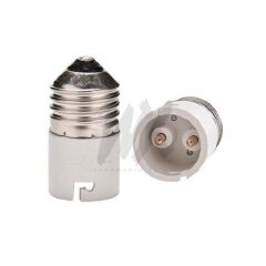Two Pieces E27 to B22 ( Screw to Pin) Screw Socket LED Halogen Light Bulb Lamp Holder Converter Adapter Light Bulb Socket Adapter – Screw  to Bayonet Converter