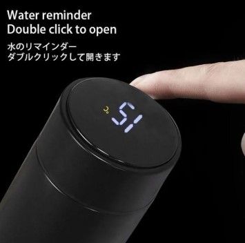 Smart LED Temperature Display Flask – 500ml Stainless Steel Thermos Bottle Stainless Steel Hot & Cold Smart Vacuum Flasks Insulated Water Bottle with Active LED Temperature indicator with Touch screen