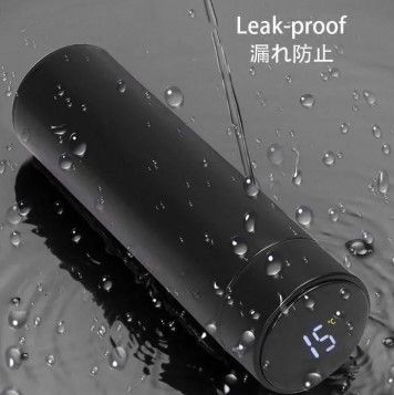 Smart LED Temperature Display Flask – 500ml Stainless Steel Thermos Bottle Stainless Steel Hot & Cold Smart Vacuum Flasks Insulated Water Bottle with Active LED Temperature indicator with Touch screen