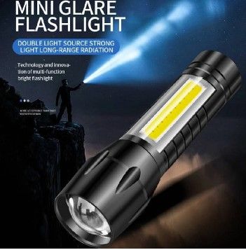 Portable Rechargeable Zoom LED Flashlight XP-G Q5 Flash Light Torch Lantern 3 Lighting Modes Camping Light Mini Led Flashlight