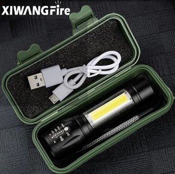 Portable Rechargeable Zoom LED Flashlight XP-G Q5 Flash Light Torch Lantern 3 Lighting Modes Camping Light Mini Led Flashlight