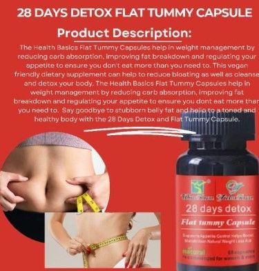 28-Day Weight Loss Kit for Women - Detox Capsules, Organic Slimming Tea, and Multivitamin Gummies"