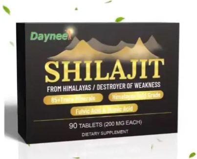 Daynee SHILAJIT Supplements – Himalayan Origin | 90 Tablets | Boost Energy, Brain Health, Vitality & Overall Wellness | 85+ Trace Minerals