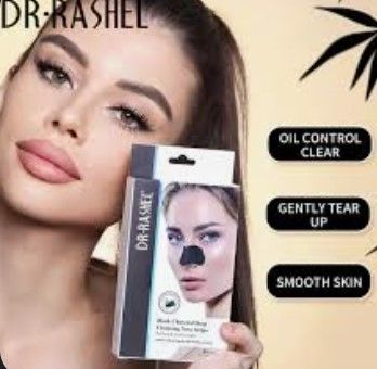 Dr. Rashel Blackhead Removing Nose Strips – Deep Cleansing Pore Strips for Oil Control & Smooth Skin (Pack of 6)