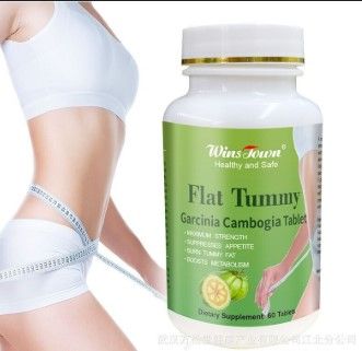 Winstown Flat Tummy Garcinia Cambogia Tablets – Fat Burning & Metabolism Booster Supplement (60 Tablets) Weight Loss Slimming