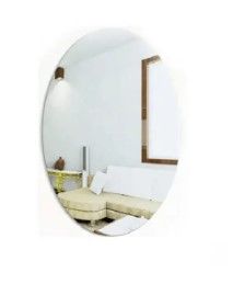 40×60 Peel & Stick Wall Mirror – Oval & Rectangular Modern Home Décor Mirror Peel and Stick Mirror
