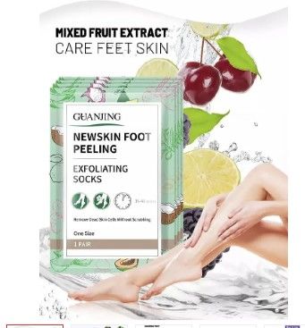 GuanJing Foot Skin Care Foot Mask Socks Peeling Remove Dead Skin Cells Moisturizing Exfoliating Foot Mask Exfoliating Gel Moisturizing For Women and Men 1 Pair Foot patch Footpatch