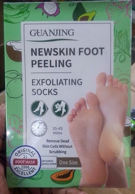 GuanJing Foot Skin Care Foot Mask Socks Peeling Remove Dead Skin Cells Moisturizing Exfoliating Foot Mask Exfoliating Gel Moisturizing For Women and Men 1 Pair Foot patch Footpatch