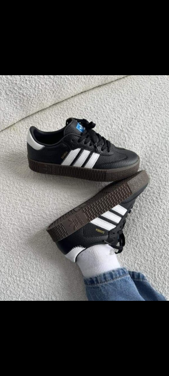 NEW ARRIVAL⚡SAMBA DOUBLE SOLE🔥HIGH quality double sole unisex sneakers ,All season wearing men/ladies fashioned sneakers🥰 wery elegant sneaker availble in all colours eg white black pink etc🥰😘⚡