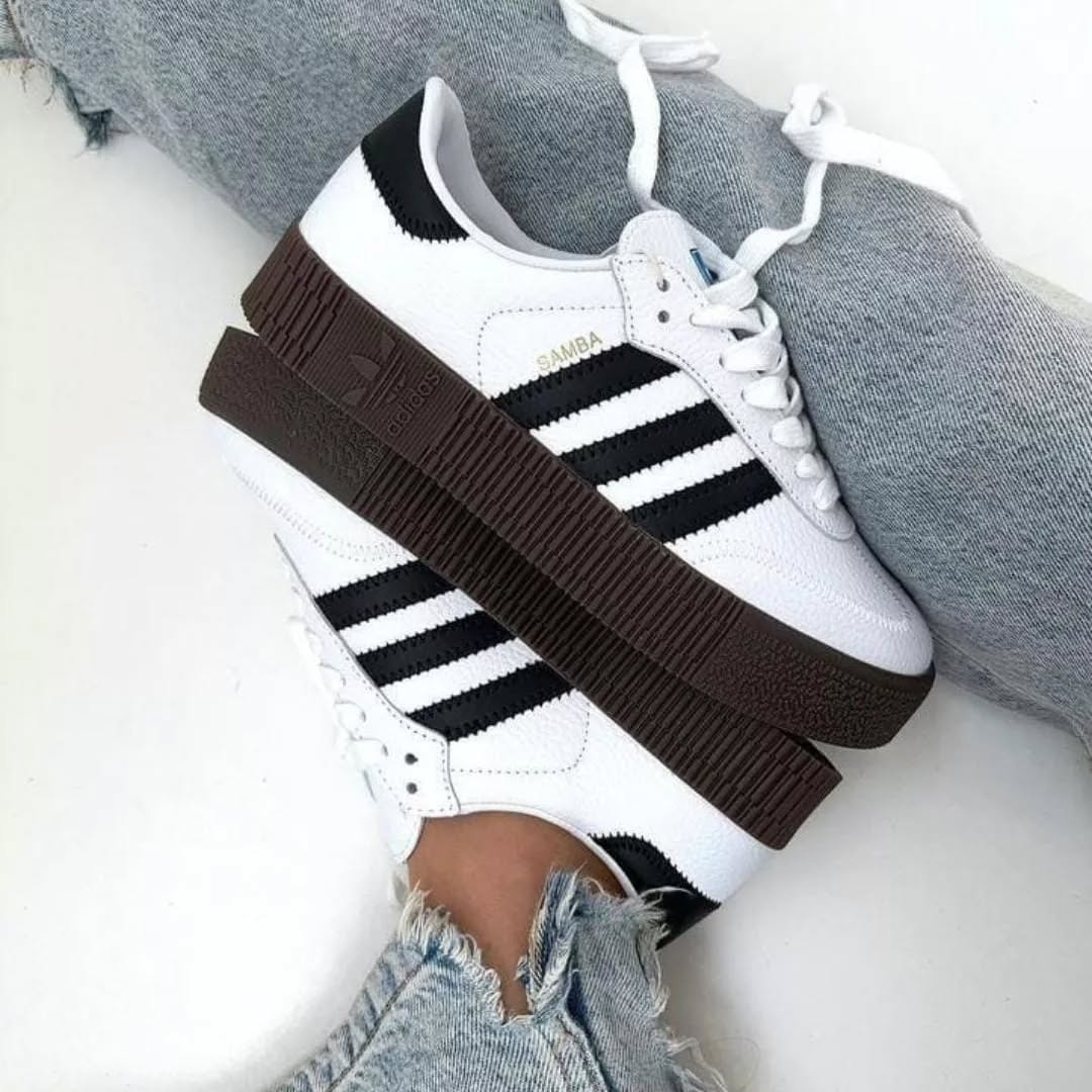 NEW ARRIVAL⚡SAMBA DOUBLE SOLE🔥HIGH quality double sole unisex sneakers ,All season wearing men/ladies fashioned sneakers🥰 wery elegant sneaker availble in all colours eg white black pink etc🥰😘⚡