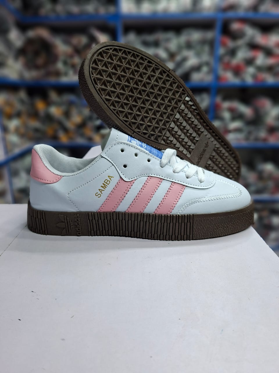 ⚡Original/latest/Design DOUBLE SOLE⭐SAMBA✨ high quality leather sneakers⚡ high quality fashion breathable latest Fashioned classic breatherble marketed unisex DOUBLE SOLE samba❤️‍🔥 very cute sneakers