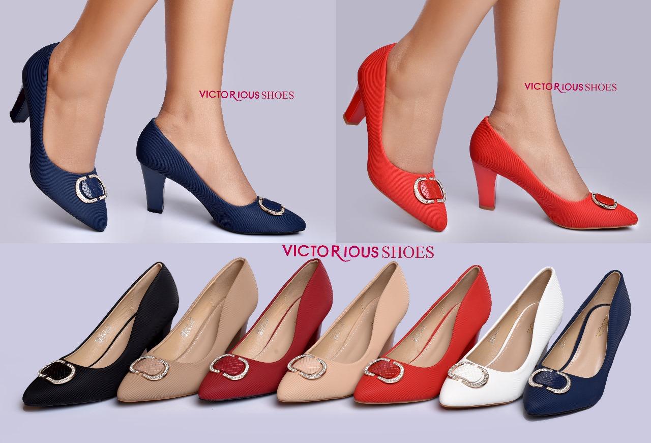 ⚡VICTORIOUS BLOCK SHOES ⚡ORIGINAL/ NEW ARRIVAL/LATEST WOMEN HEEL🔥High quality classic women heels affordable  heels🥰 Mid high heels making them comfortable for walking in all places🥰very cute😘⚡