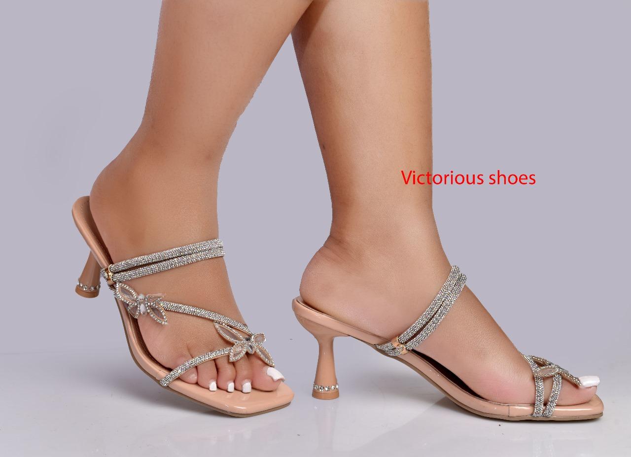 ⚡VICTORIOUS SHOES ⚡ORIGINAL OPEN HEELS🔥 High quality classic women/Girls open butterfly heels affordable open heels🥰 Mid elegant heels making them comfortable for walking in all places🥰very cute😘⚡