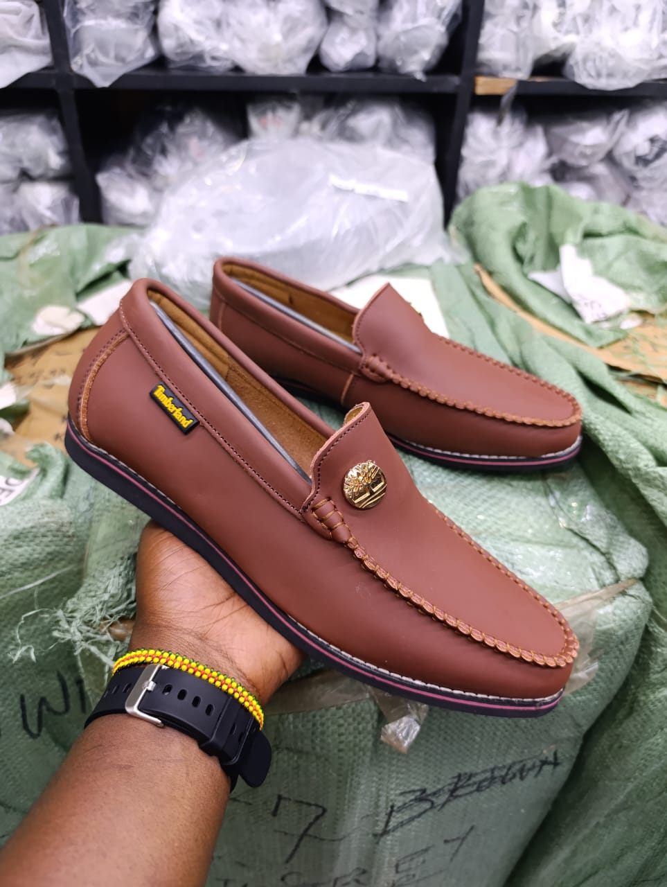⚡TIMBERLAND ⚡MEN'S FORMAL LOAFERS -🔥Comfortable All-Day Wear with Genuine Leather Loafers💯 High Quality pure leather classic men's formal leather shoes .Easy to walk with❤‍🔥Style your wear🥰😘