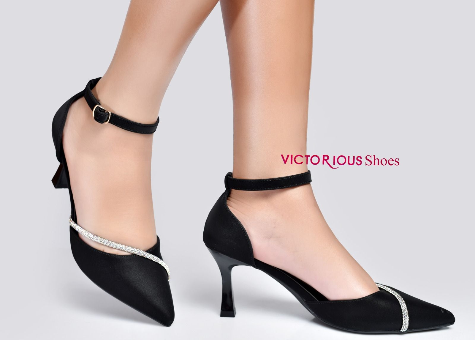 ⚡VICTORIOUS SHOES ⚡ORIGINAL/ NEW ARRIVAL/LATEST WOMEN HEEL🔥 High quality classic women heels affodable suend heels🥰 NEW Mid high heels making them comfortable for walking in all places🥰very cute😘⚡