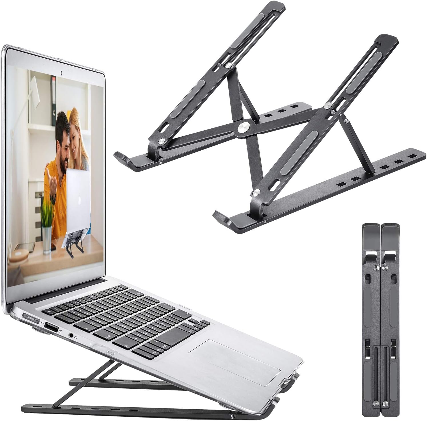 Foldable laptop stand