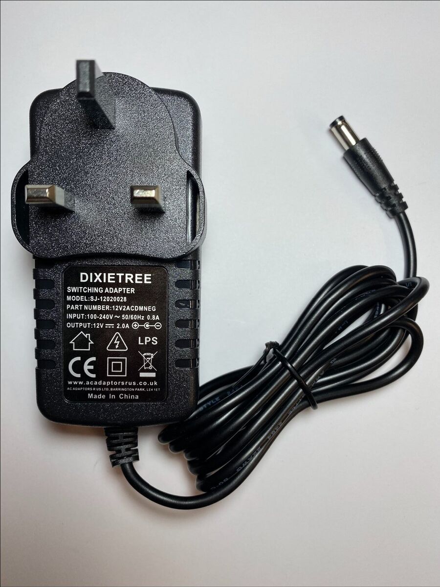 AC/DC power adapter (12V)