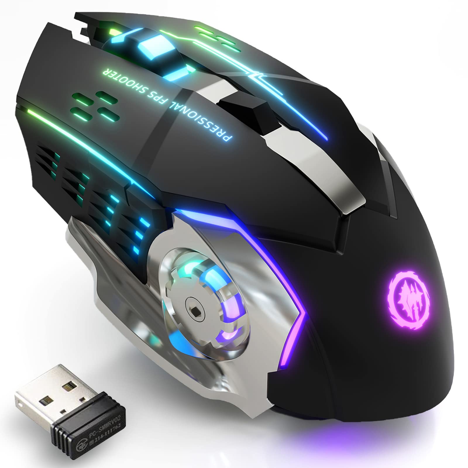 Wireless gaming mouse pad