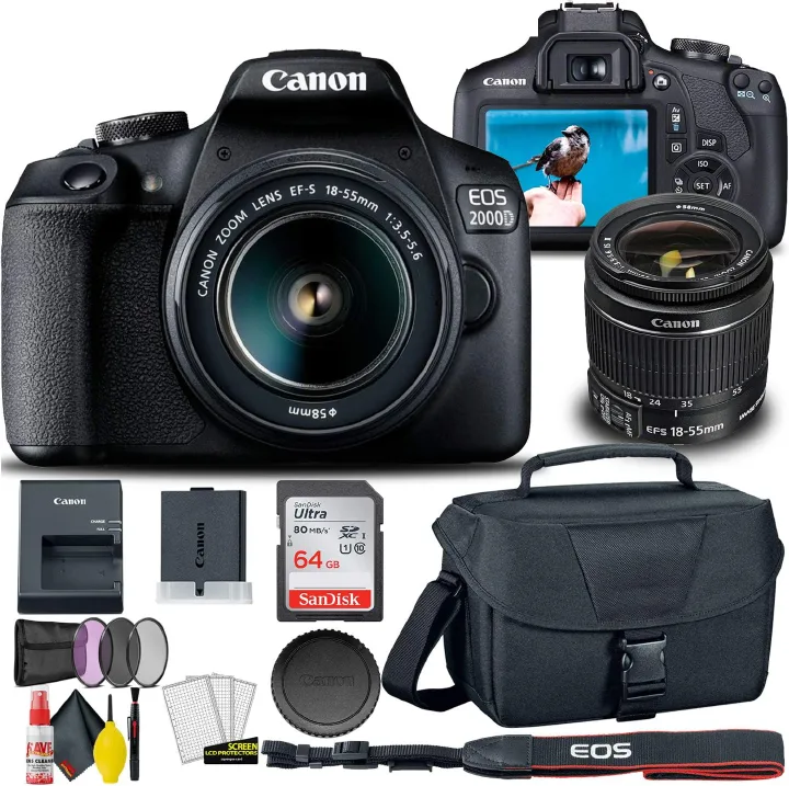 Canon EOS 2000D DSLR Camera – Pro Shots for Creators, Students & Explorers