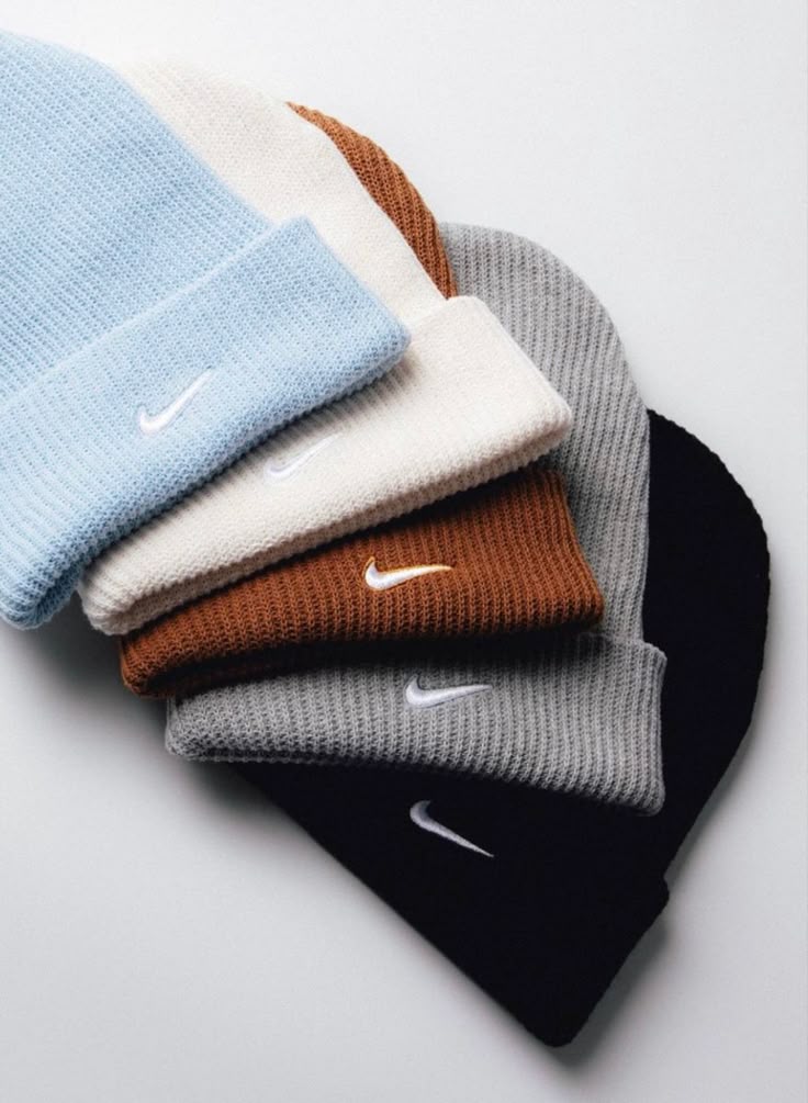 Fashion Nike Beanie Knitted hat Men Skullcap Women Warm Brimless Baggy Melon Hats & Caps short domed knitted hat Men's and women's warm pullover cold hat thin melon