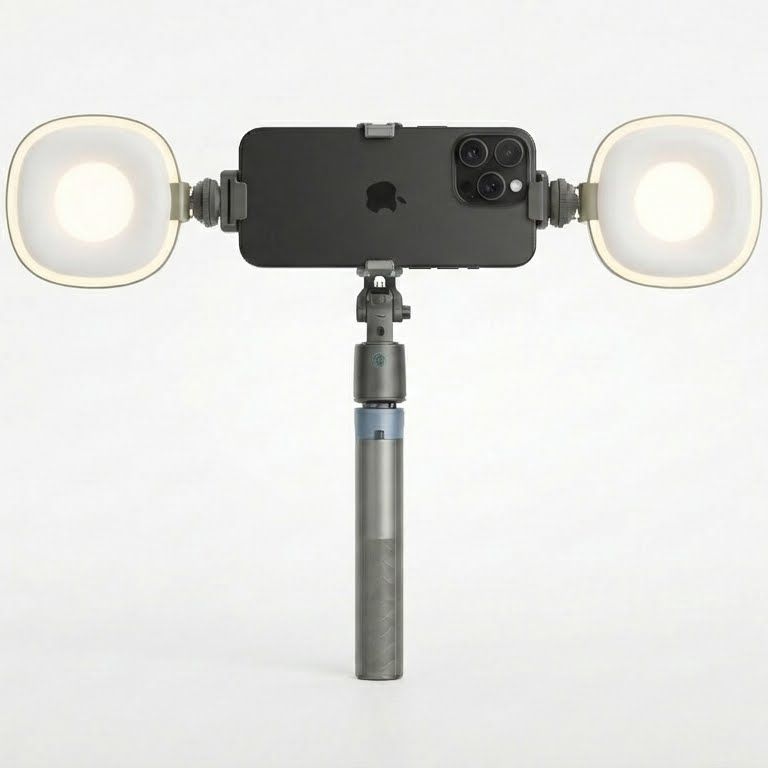 Auto Face Tracking Tripod with Light & Remote | 360° Rotating Tripod
Create hands-free, professional-looking Videos ,Q13