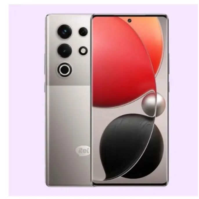 Itel S25 Ultra 256GB+8GB RAM 50MP+32MP Camera 6.78" 120Hz AMOLED Display 5000mAh Battery Android Smart Phone IP64 Dust/Water Resistant RGB Ring Notifications Light