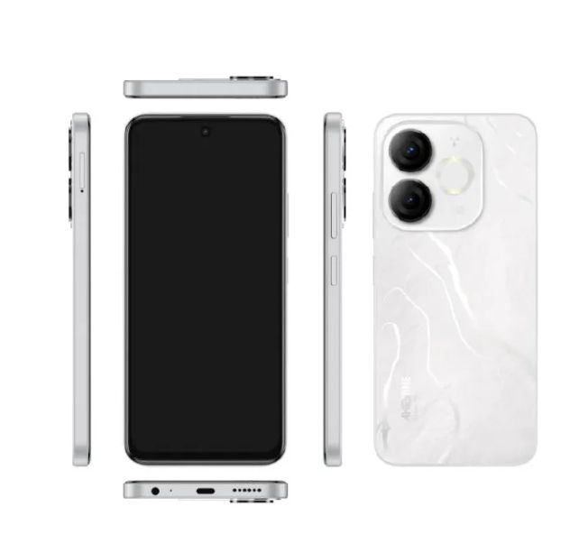 Itel A80 128GB+3GB 6.7" 120Hz Screen 4G Network Dual SIM Phone 50MP Camera 5000mAh Battery Fingerprint and Face Unlock Android 14 Fashion Smart Phones
