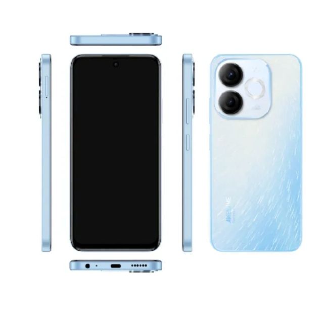 Itel A80 128GB+3GB 6.7" 120Hz Screen 4G Network Dual SIM Phone 50MP Camera 5000mAh Battery Fingerprint and Face Unlock Android 14 Fashion Smart Phones
